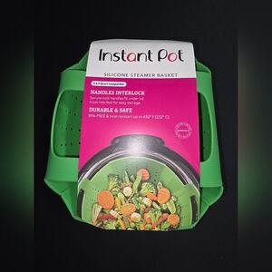 Instant Pot Green Silicone Steamer Basket